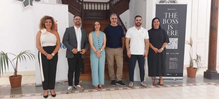 Imagen de archivo de la inauguración de la exposición The Boss is Here