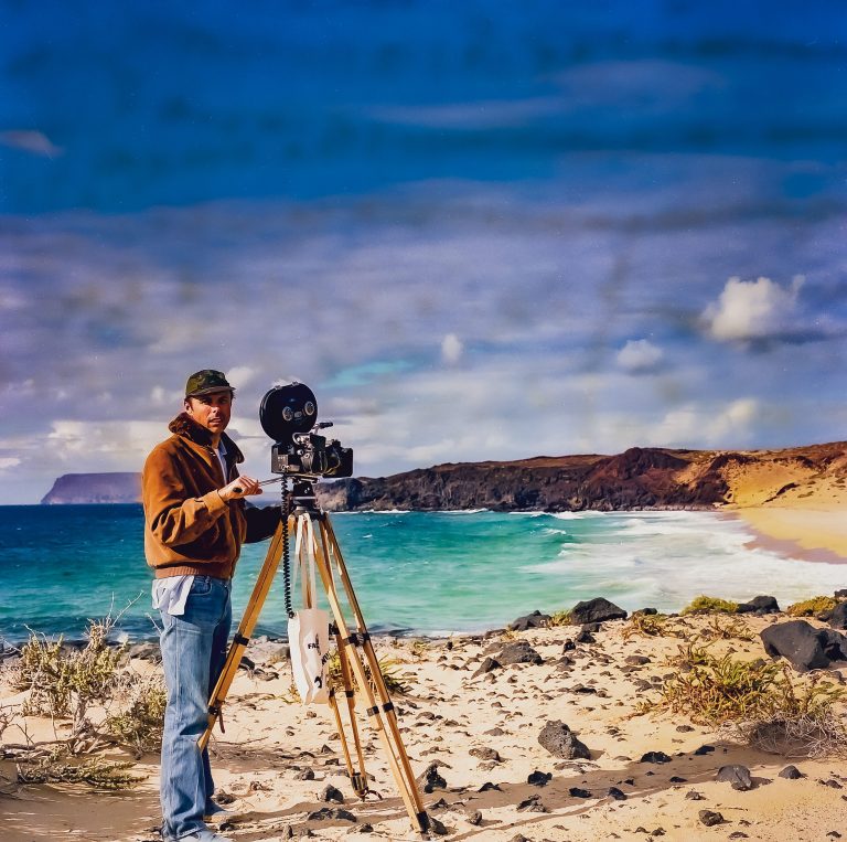 Pedro-Siemens-rodando-en-La-Graciosa-en-la-Playa-de-Las-Conchas