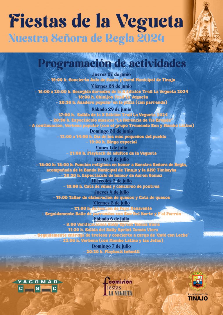 Programación Fiestas La Vegueta - Cartel A3(5)