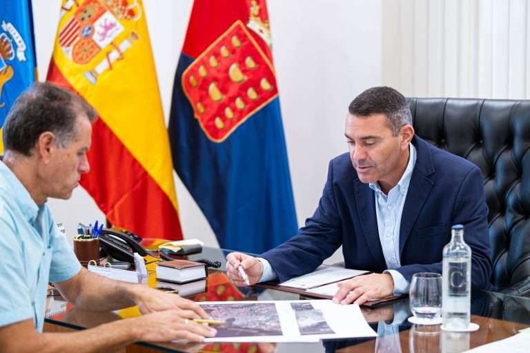 Presidente Oswaldo Betancort y Domingo Cejas