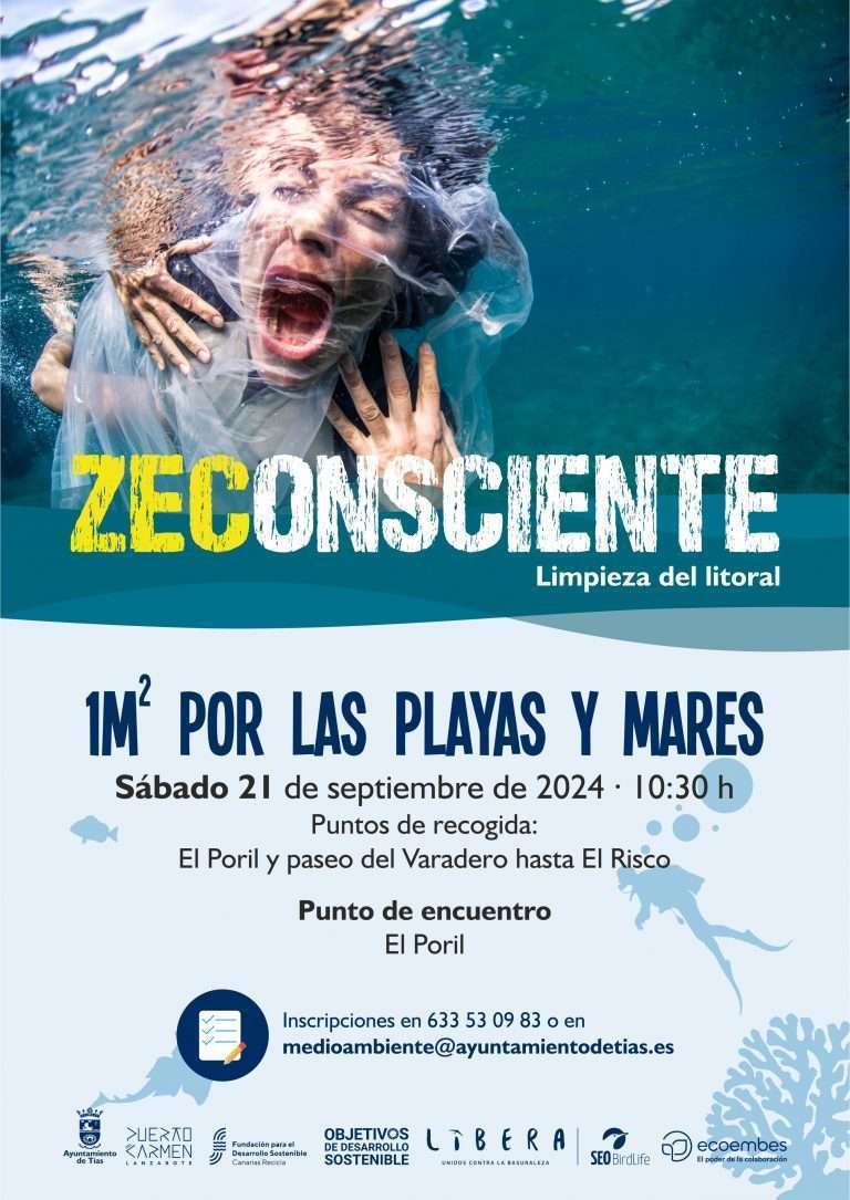 21 sep ZECONSCIENTE Limpieza de playas y mares 21 septiembre 2024