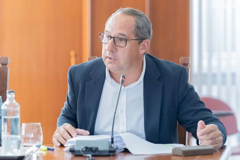 El consejero de Deportes, Juan Monzón