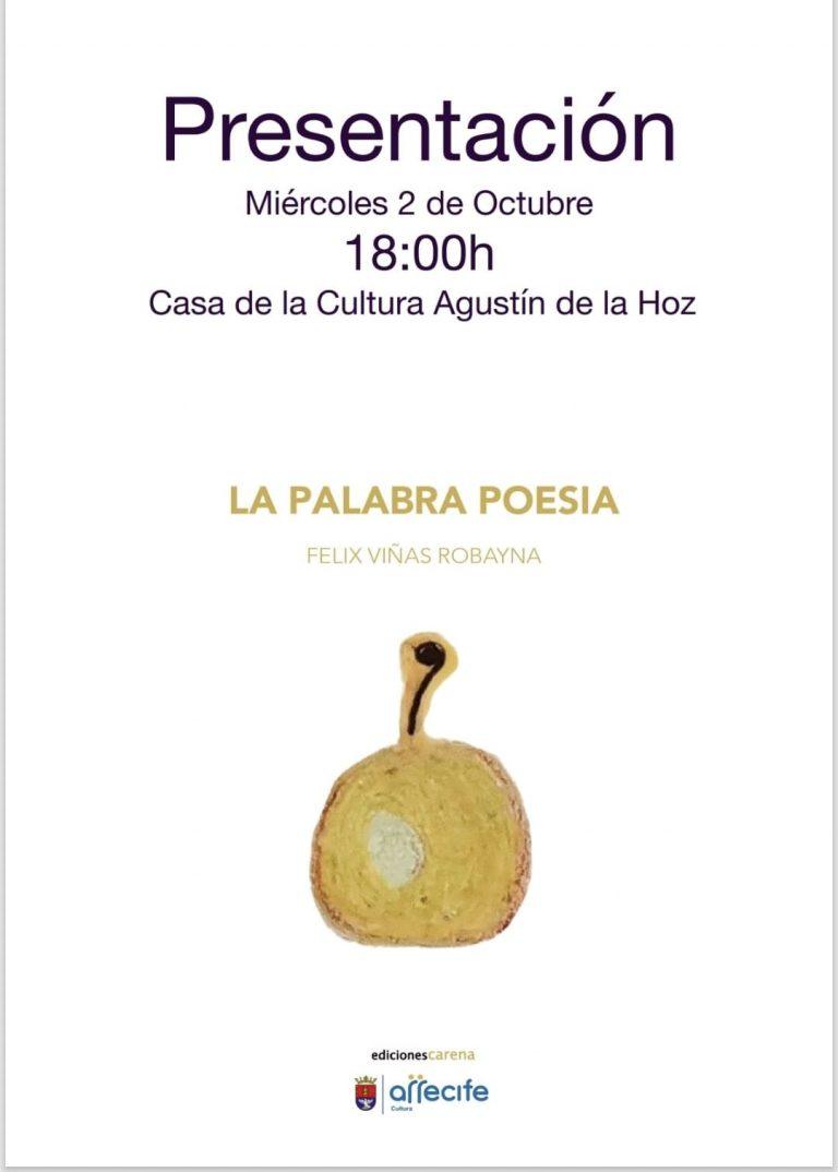 Cartel La Palabra Poesía