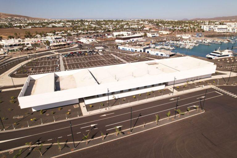 Playa Blanca vista aérea desde el puerto foto 1