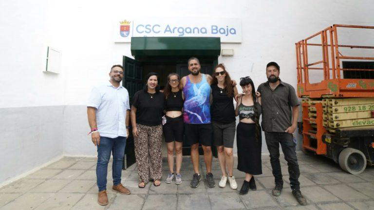 Visita Echedey Eugenio y Abigail Glez a colectivo Desidia