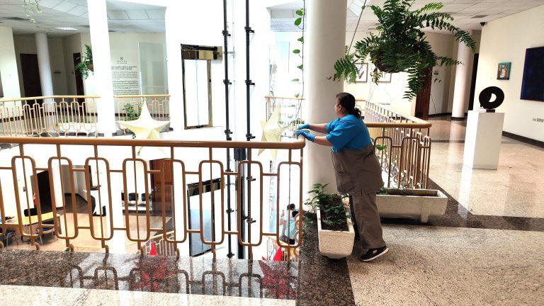 limpieza interior Casa Cabildo de Lanzarote