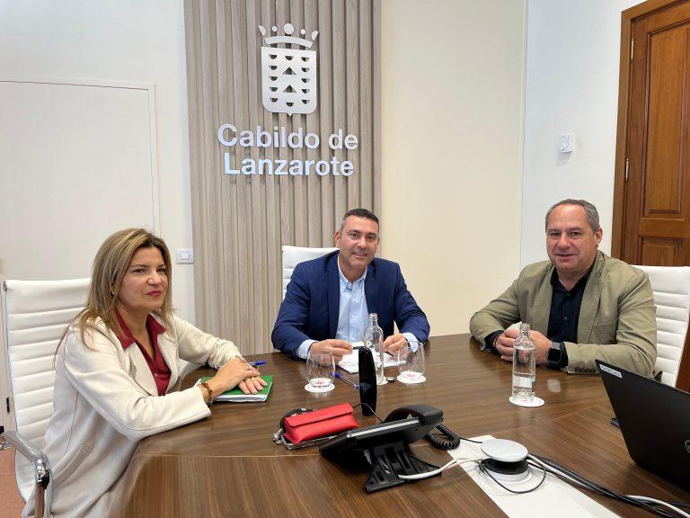 El presidente, la vicepresidenta y el consejero de Deportes