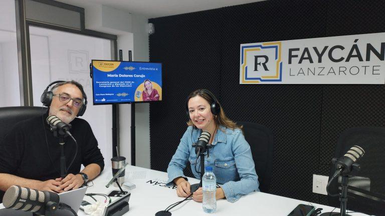 Entrevista de María Dolores Corujo, en Radio Faycán