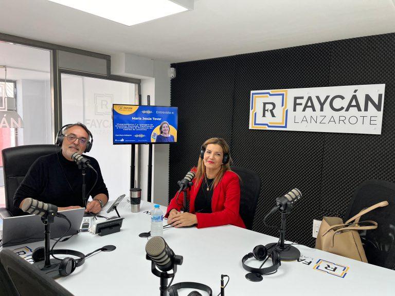 Entrevista de María Jesús Tovar, en Radio Faycán Lanzarote