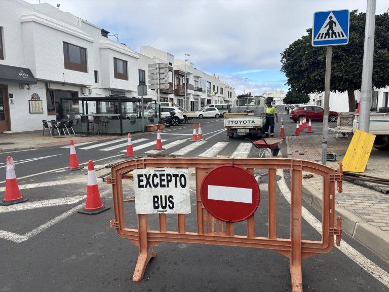 Obras en Tías