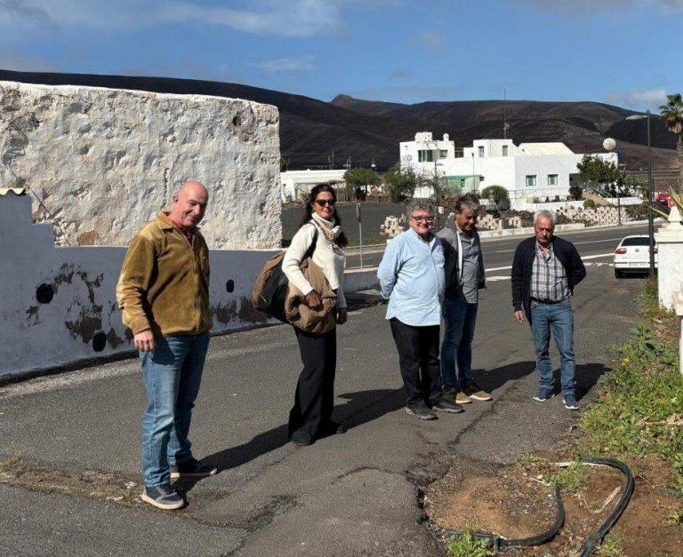 Plan de reasfaltado en el pueblo de Mala