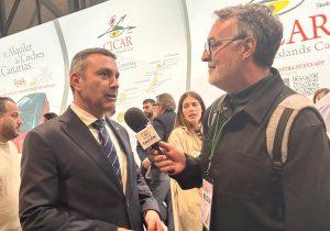 Oswaldo Betancort y Paco Robayna, en FITUR 2025.