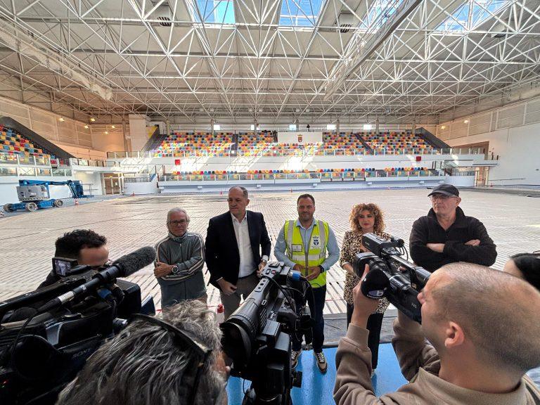 Visita al Palacio de Deportes de Argana Alta