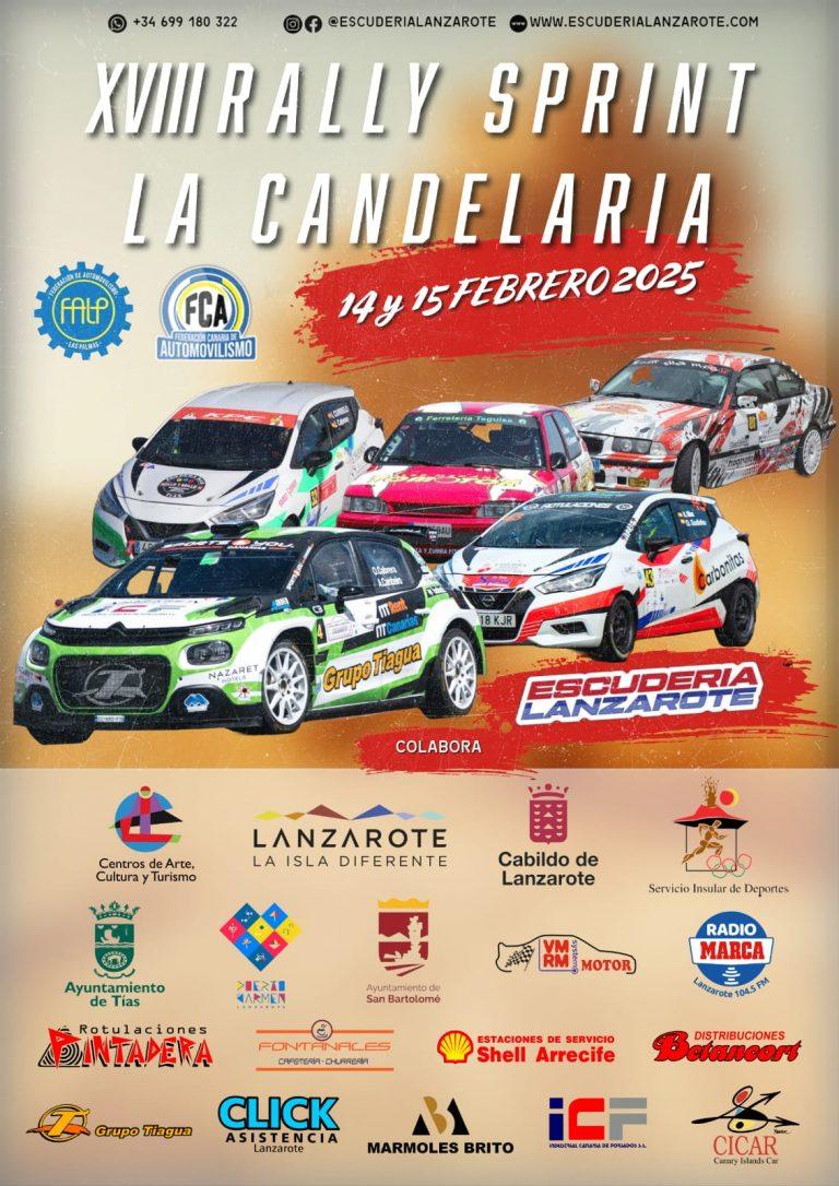 Cartel Rally Sprint de la Candelaria 2025