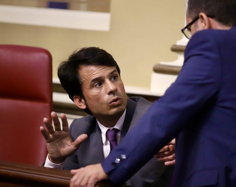 Marcos Bergaz (PSOE) en el Parlamento de Canarias