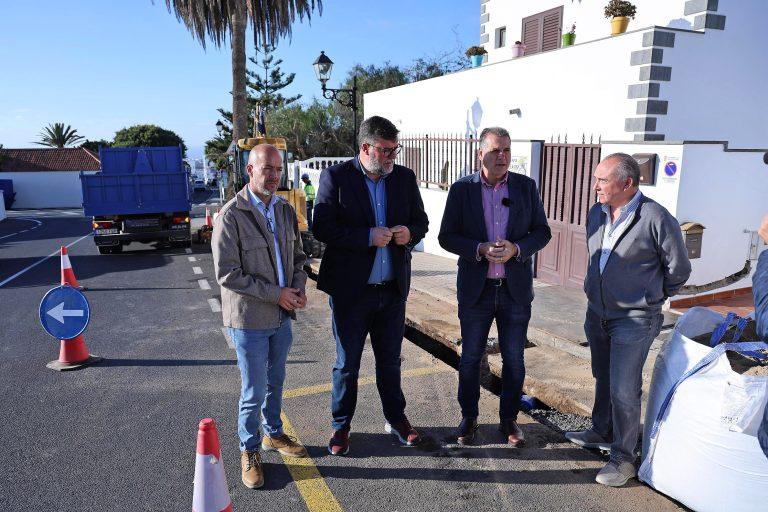 Obras Nueva Canalización Aguas San Bartolomé