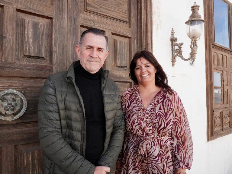 Olivia Duque y Miguel Ángel Clavijo