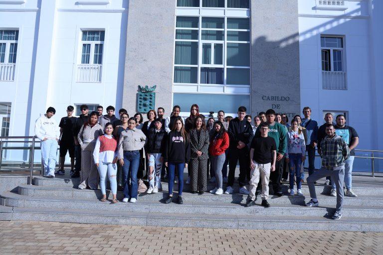 Recepción alumnado proyecto 'Juventud Activa'