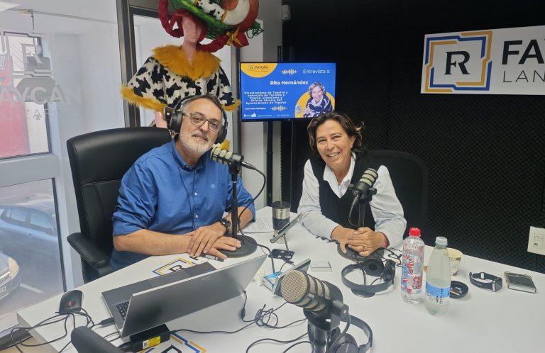 Rita Hernández. en Radio Faycán Lanzarote