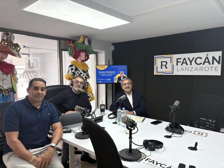 Paco Robayna, Yoné Caraballo y Román Rodríguez, en Radio Faycán Lanzarote