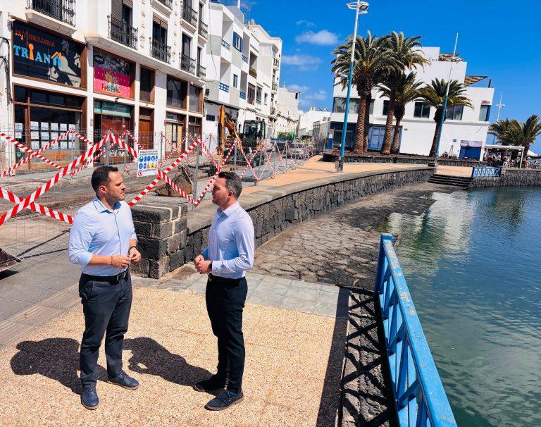 Arrecife tiene en marcha las obras para evitar inundaciones en las Cuatros Esquinas