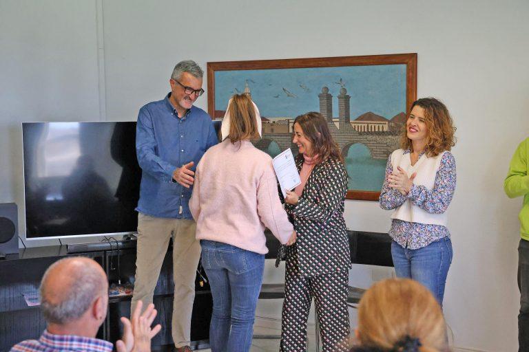 Diplomas alumnado curso mantenimiento de jardines