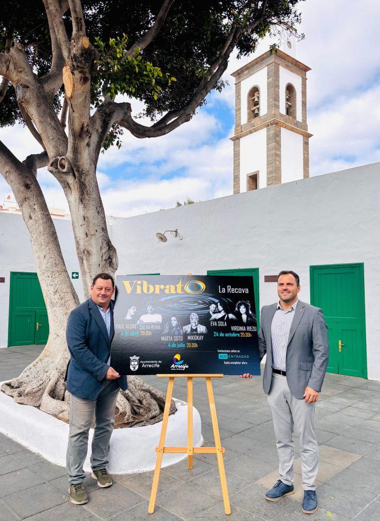 El alcalde Yonathan de León y el concejal Óscar López