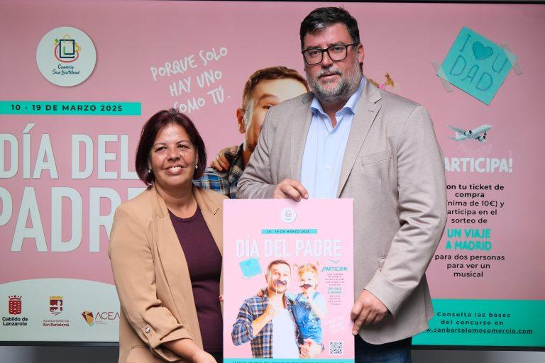 Campaña comercial por el Día del Padre en San Bartolomé