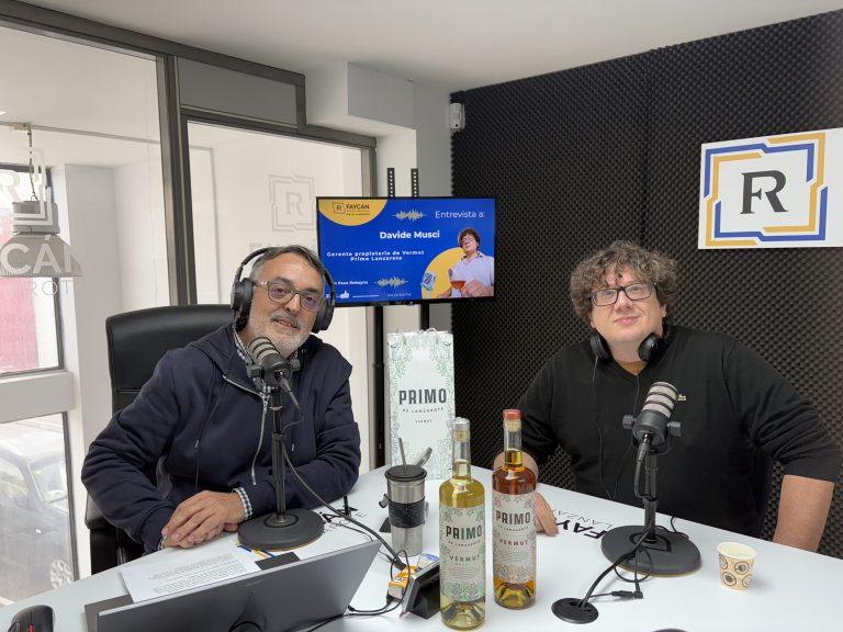 Davide Musci, en Radio Faycán Lanzarote.