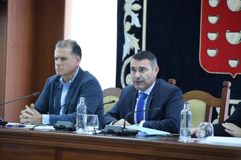 Oswaldo Betancort junto a Domingo Cejas