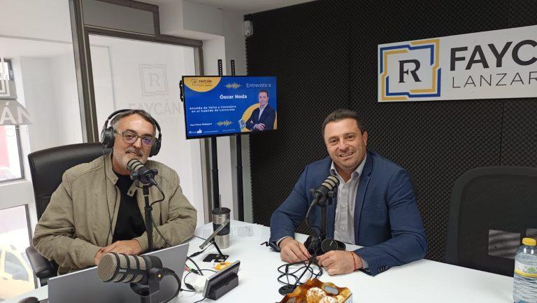 Óscar Noda en Radio Faycán Lanzarote