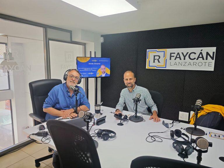 Jonás Álvarez en Radio Faycán Lanzarote