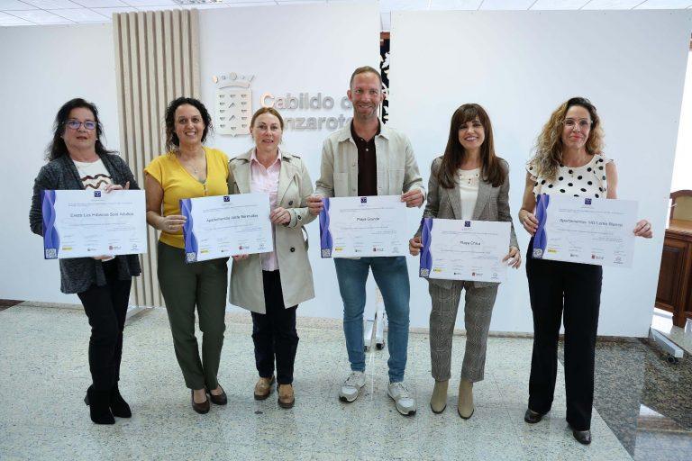 Cuatro playas de Puerto del Carmen reciben el distintivo SICTED de calidad turística