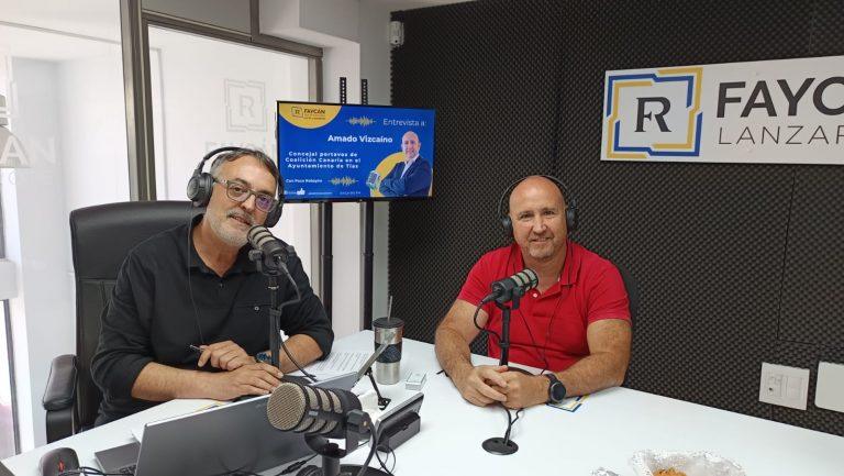 Amado Vizcaíno en 'Radio Faycán Lanzarote'
