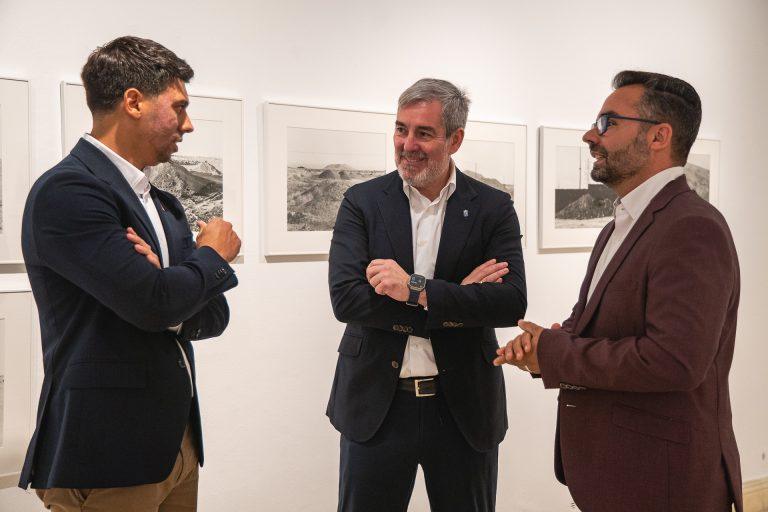 Fernando Clavijo junto a Echedey Eugenio y Maciot Cabrera