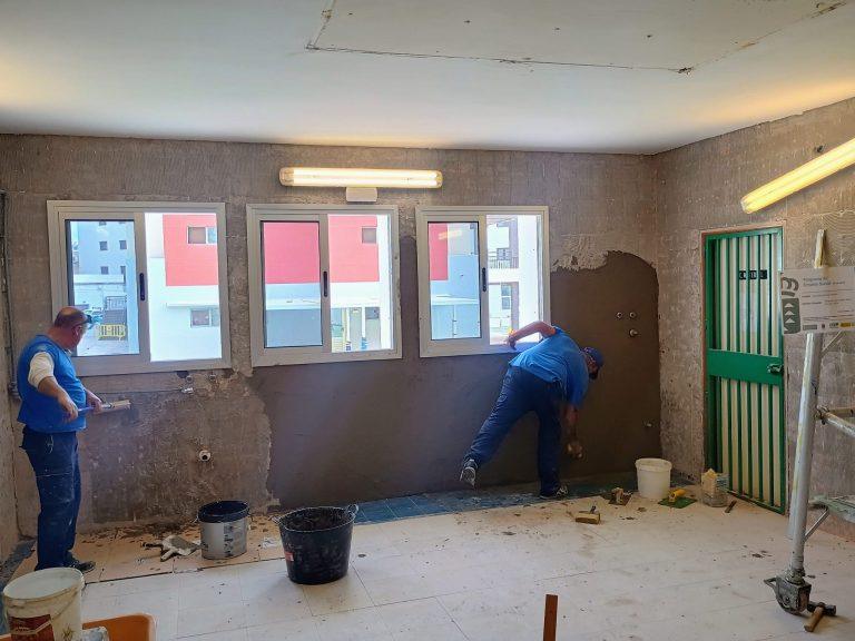 Obras en el CEIP Nieves Toledo