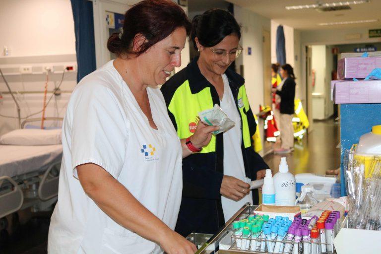 Profesionales en el servicio de Urgencias del Molina Orosa