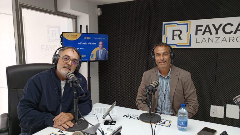 Alfredo Villaba en radio Faycán Lanzarote