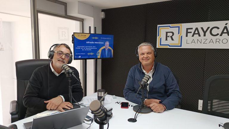 Alfredo Mendoza en Radio Faycán Lanzarote
