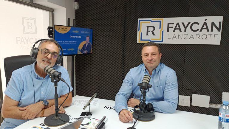 Oscar Noda en Radio Faycan Lanzarote