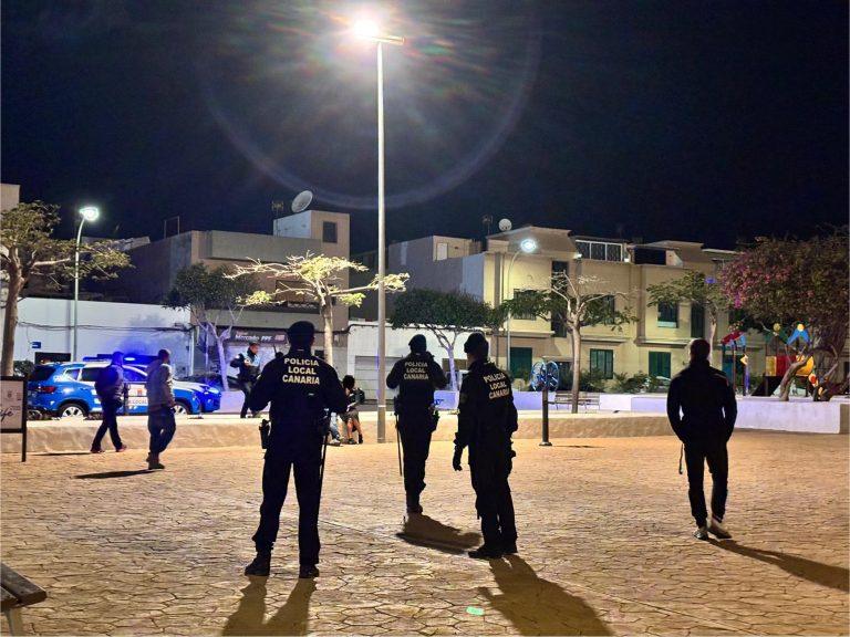 La Policía Local de Arrecife está intensificando los despliegues preventivos en zonas sensibles que permiten la reducción de los delitos