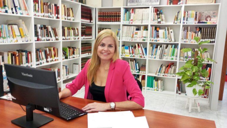 Cristina Duque en la sede