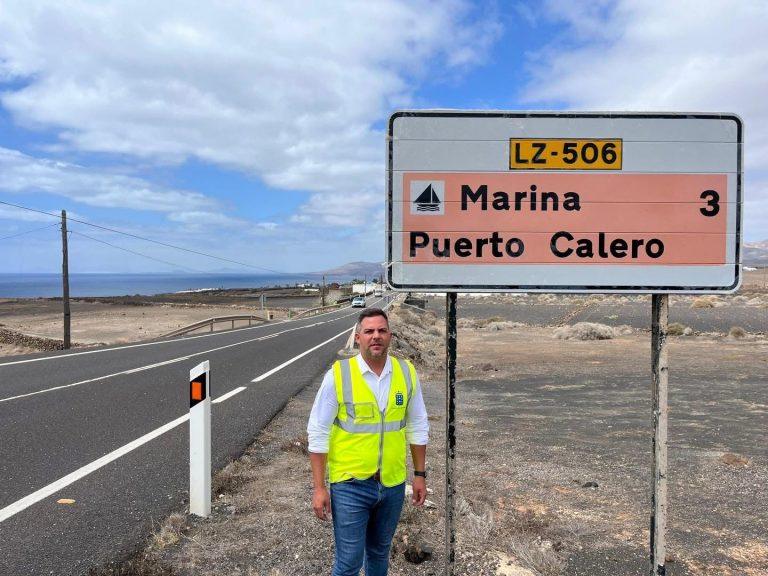 Imagen de Jacobo Medina en la carretera de Puerto Calero