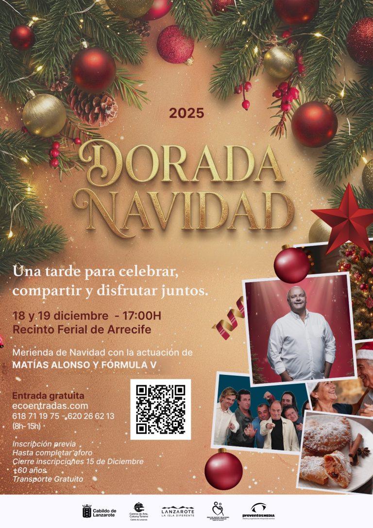 Cartel Dorada Navidad