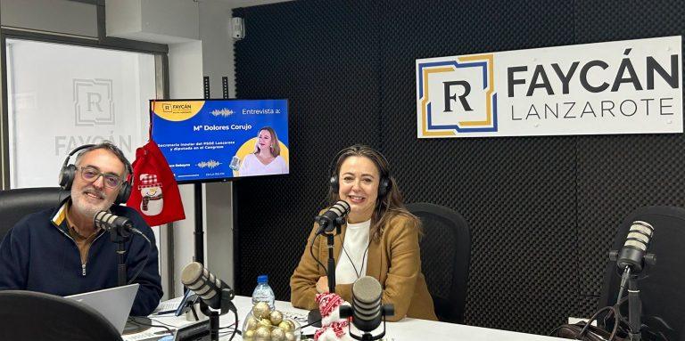 Imagen de Loli Corujo y Paco Robayna en Radio Faycán Lanzarote