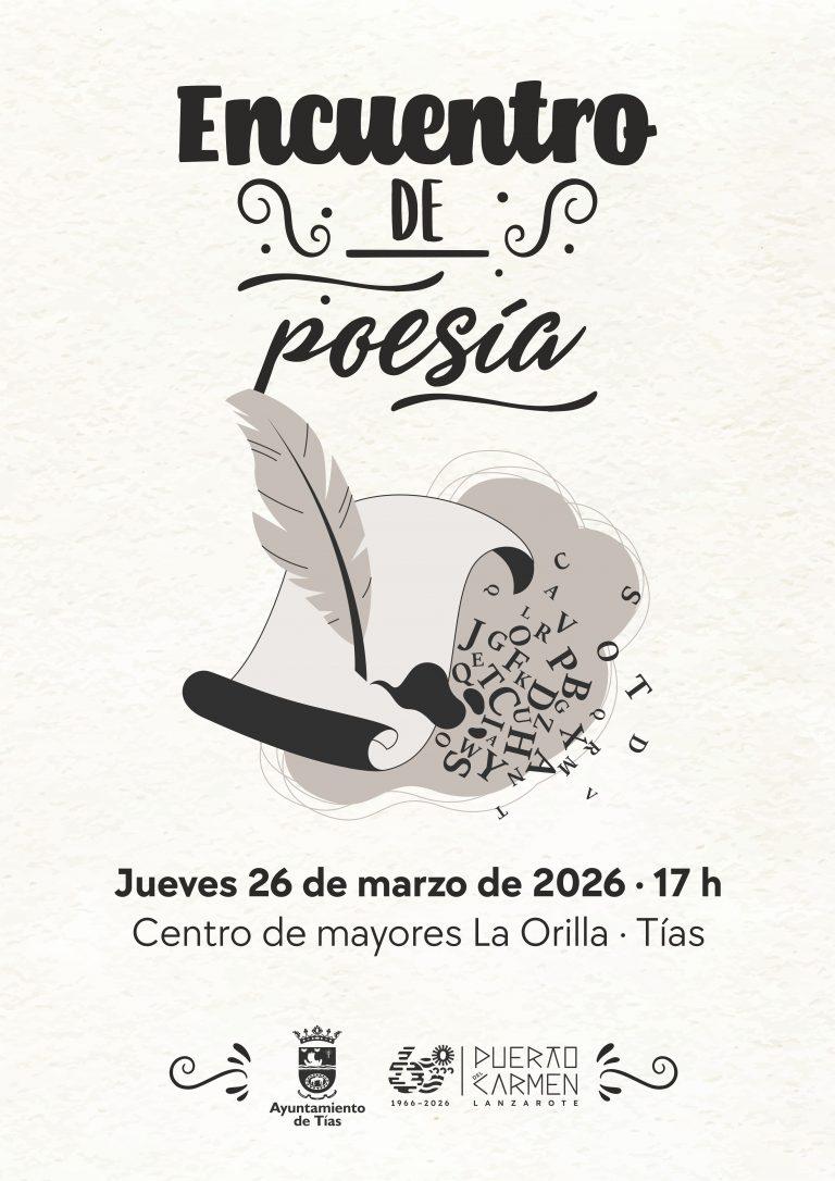 26 mar Encuentro de poesía 2026