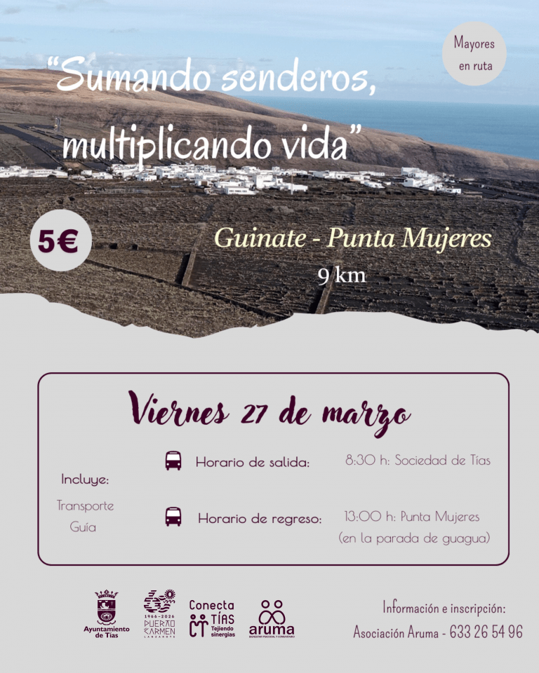 27 mar 1ª Ruta senderismo Guinate-Punta Mujeres