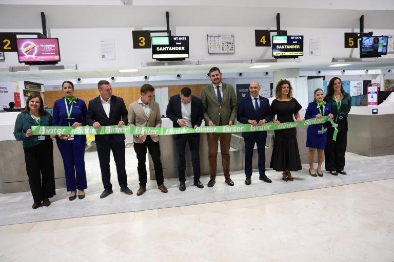 Binter inaugura su vuelo con Santander (6)