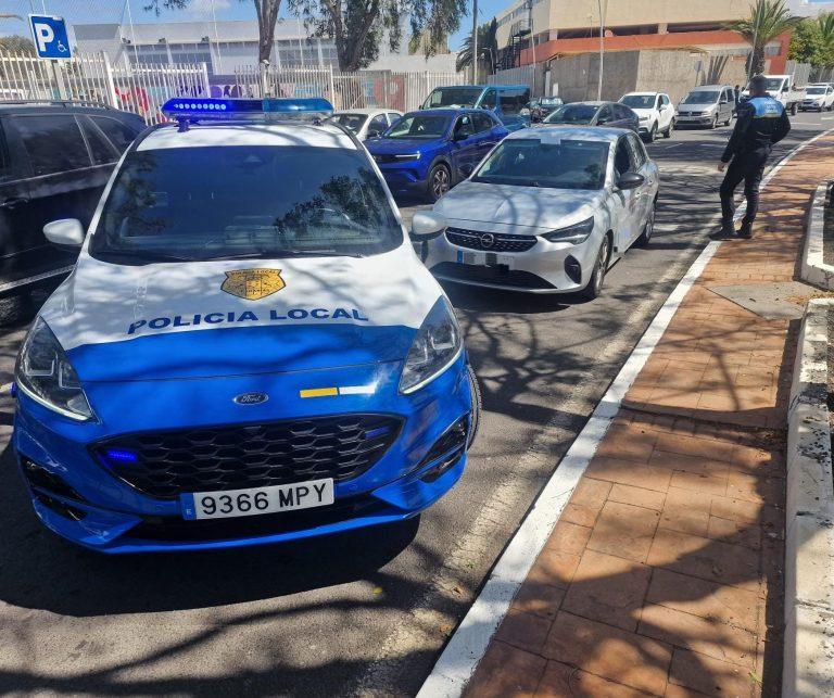 Vehículo interceptado por la Policía de Arrecife y detenido su conductor, de 33 años, por un delito de apropiación indebida