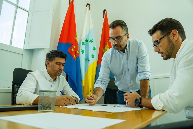Echedey Eugenio, Maciot Cabrera y Rosmen Quevedo
